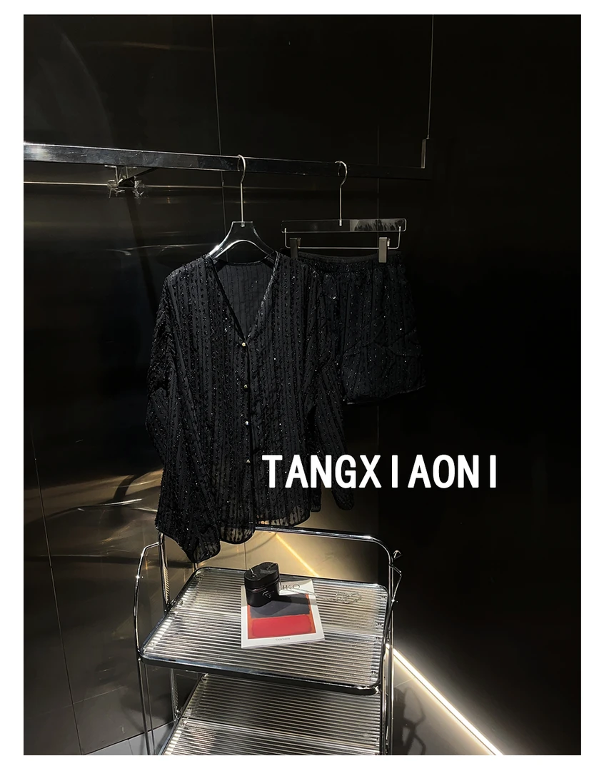 订单出【黑晶晶 黑闪闪】开衫组