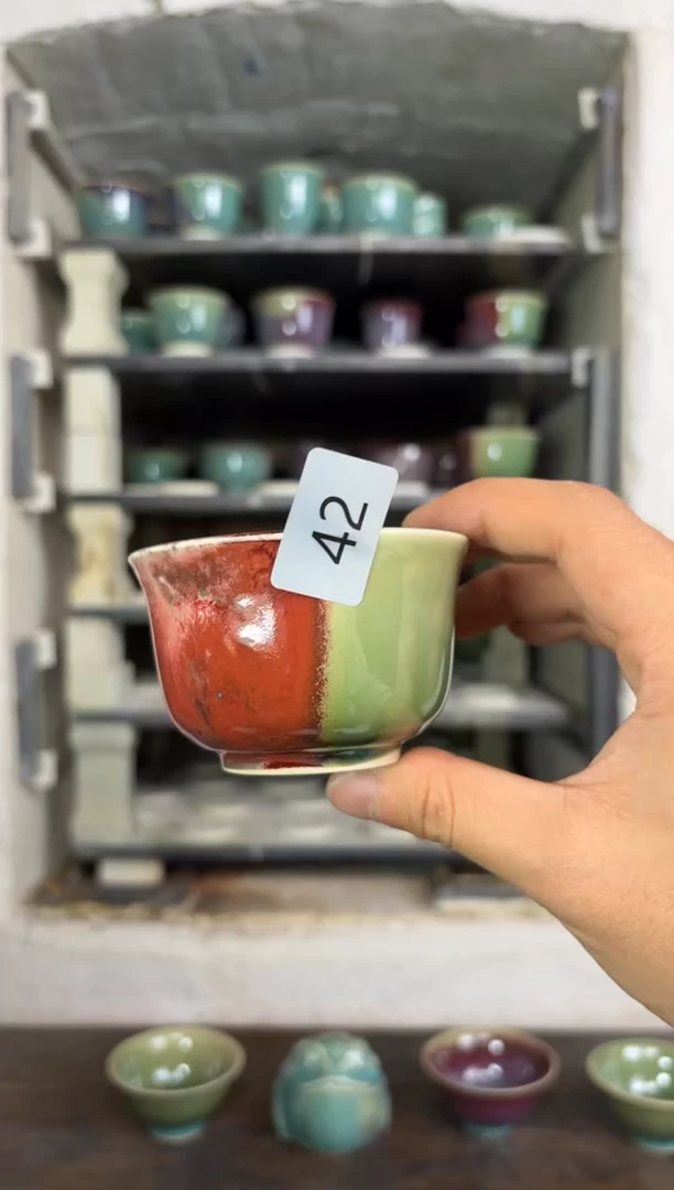 【闪购商品】摆件钧瓷窑变精品茶器