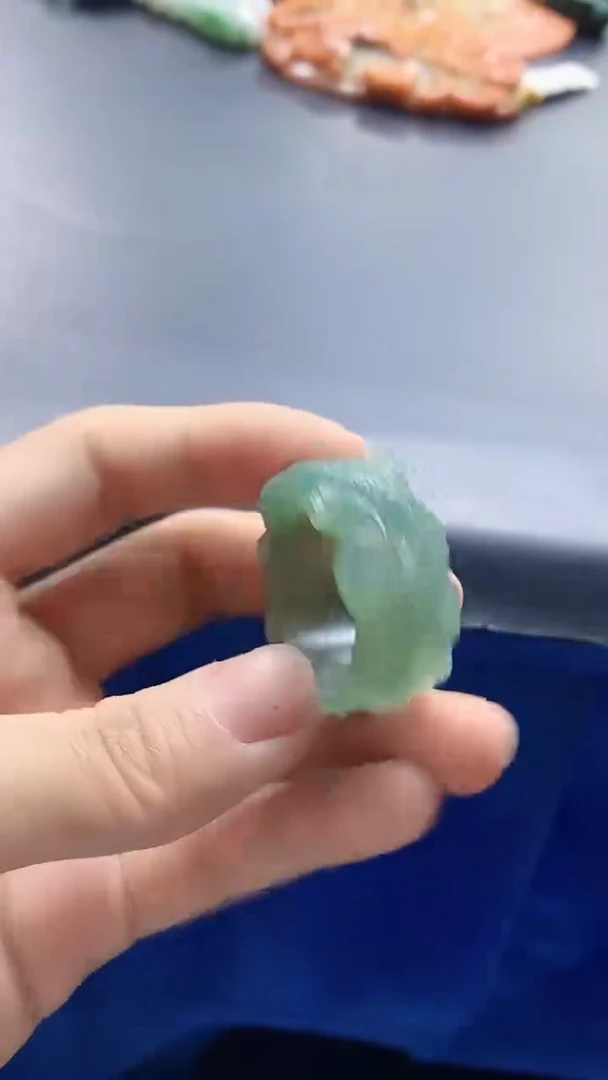 颈饰未镶嵌翡翠天然缅甸a货翡翠21.7