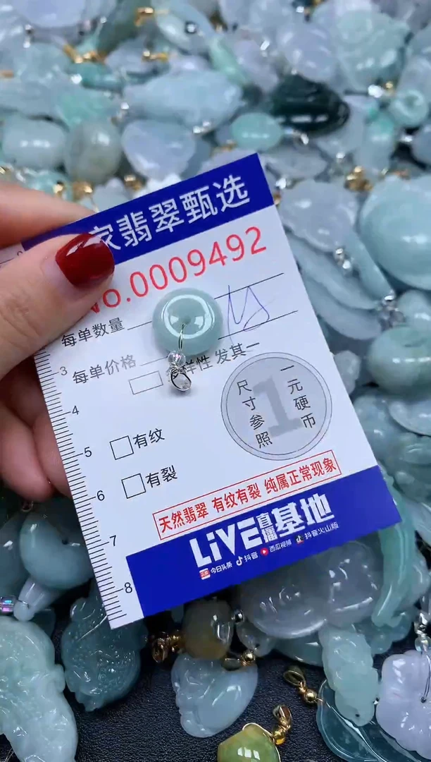 颈饰未镶嵌翡翠9492