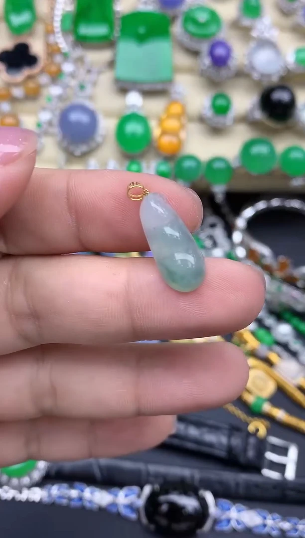 【闪购商品】翡翠颈饰18K金镶嵌317-中国好珍宝