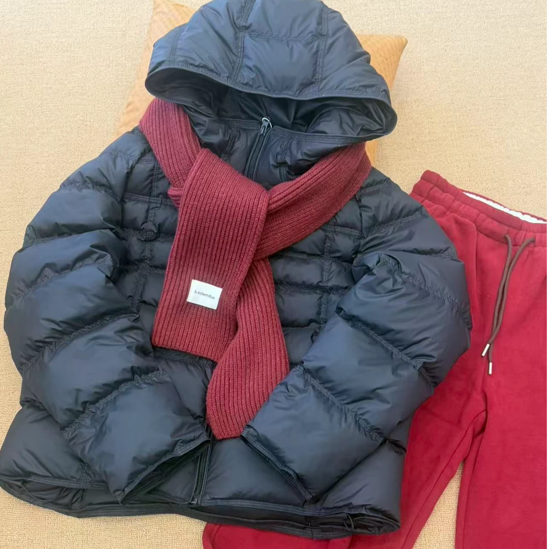 8852  冬款韩版纯色保暖洋气宽松型拉链连帽