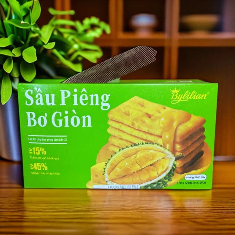 越南风味榴莲芝士脆饼干