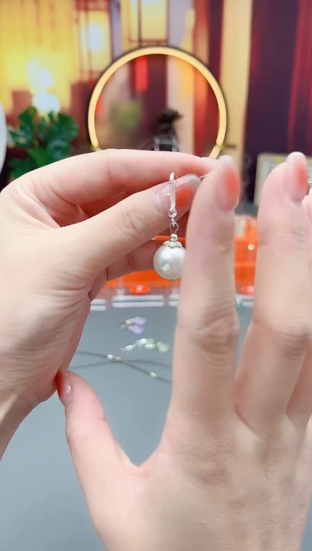 耳饰拼合珍珠（马贝珠）未镶嵌239