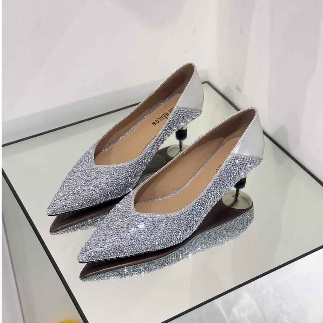 JANEHARLOW时尚轻奢春季女士细跟单鞋凉鞋J81BD34862