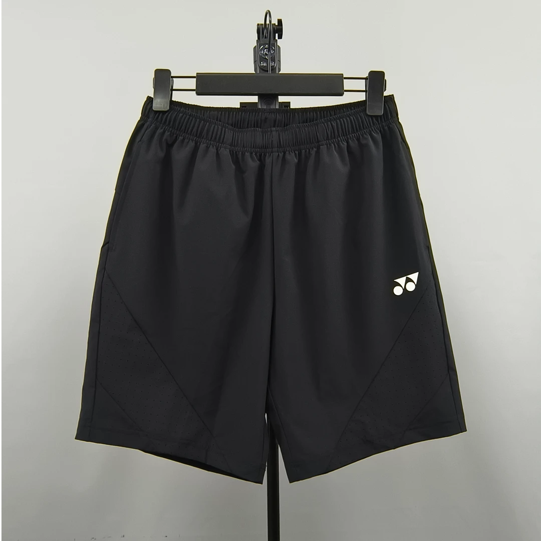 YONEX/尤尼克斯羽毛球服男款短裤透气舒适五分运动裤