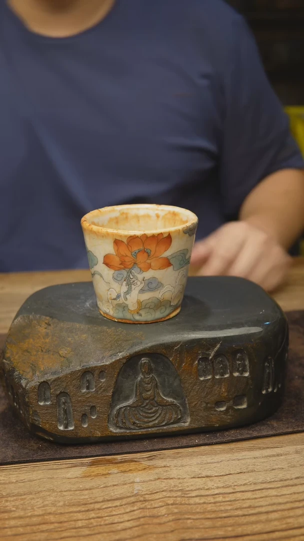 甘石陶艺志野手绘852