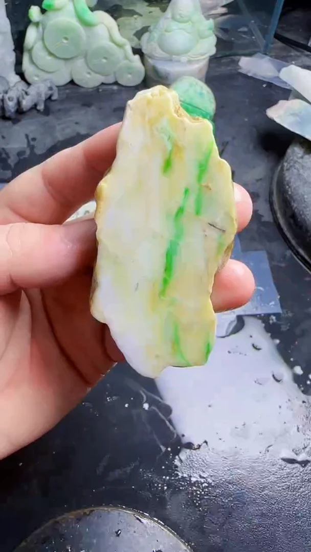 未镶嵌挂件翡翠天然翡翠159