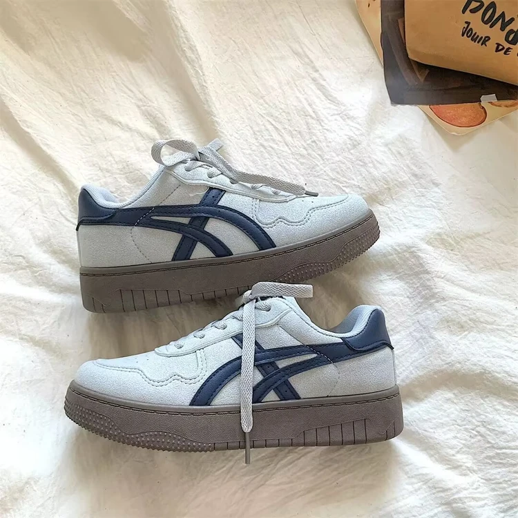 复古德训鞋女2025春季新款ins潮流百搭学生运动休闲鞋子厚底板鞋