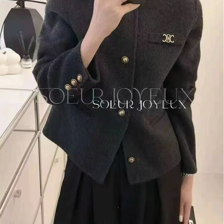 （样品）羊毛大衣直播间现发，NO换NO退，介意勿拍。