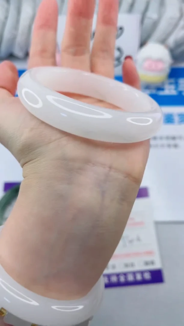 【闪购商品】石英质玉手镯合金55-54.6