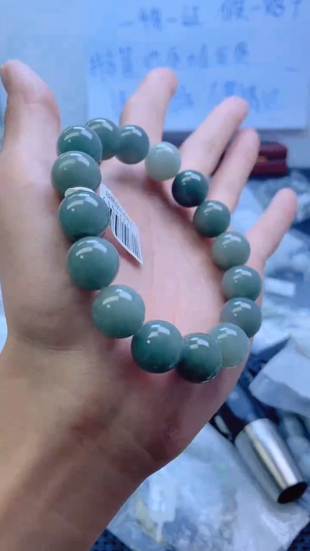 未镶嵌定制翡翠珠串卡13