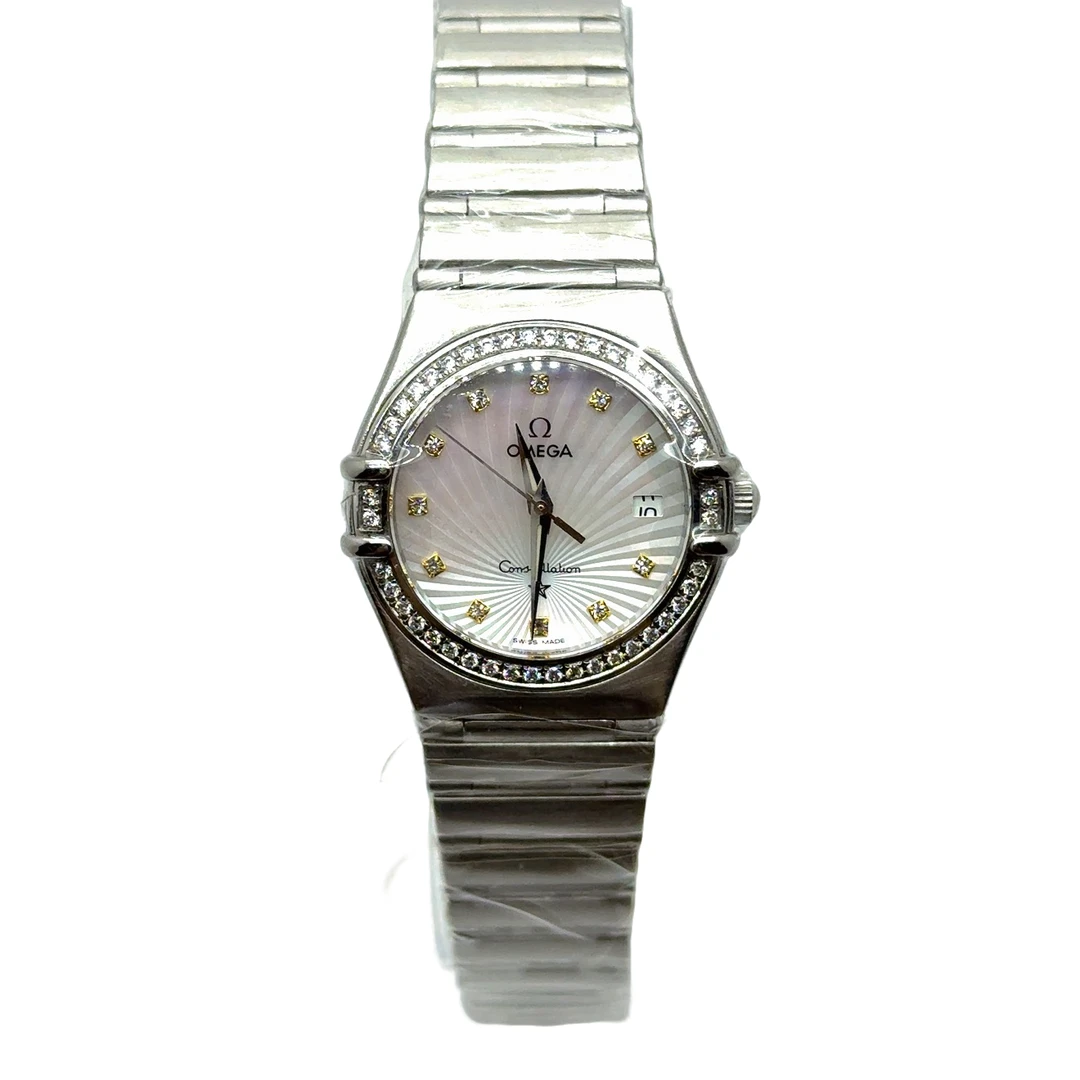 95新 Omega/欧米茄 星座/女士自动机械/27.5盘/后钻盘/06901