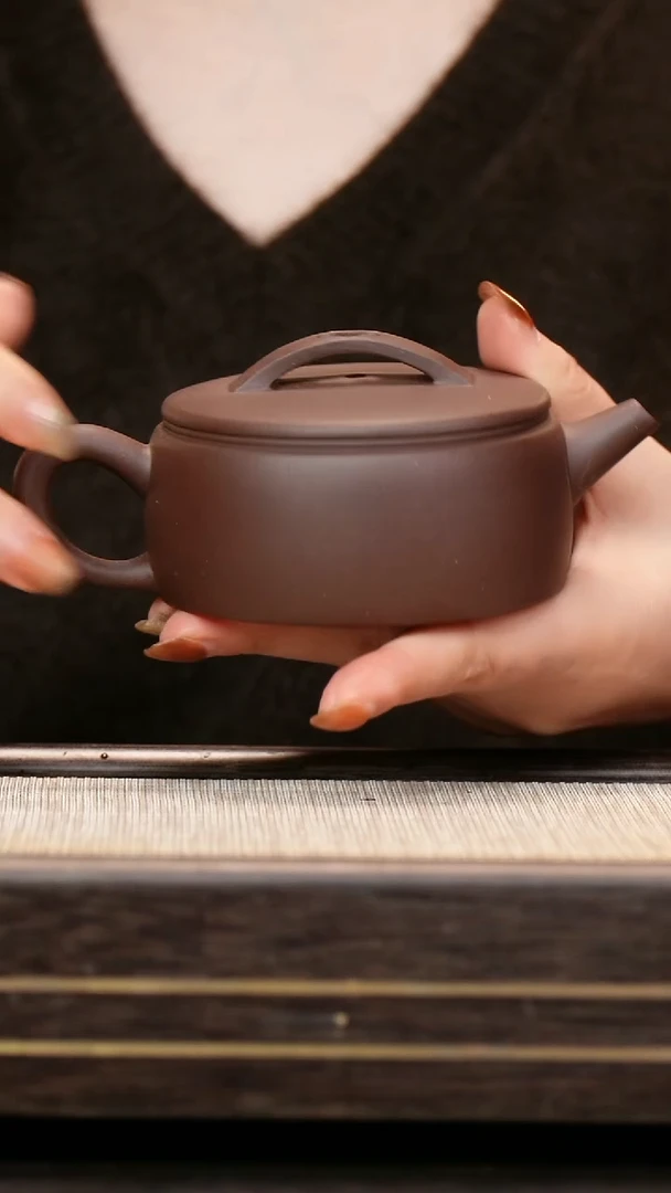 茶壶紫砂原矿深井紫泥 汉瓦壶