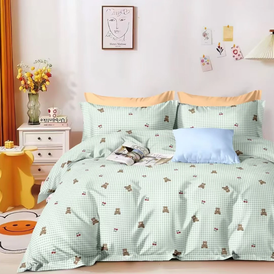 【可爱熊】1.5*2米被套斜纹棉布单件被套亲肤简约