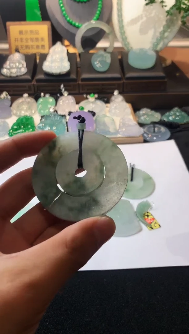 未镶嵌定制翡翠灰*  S毛货不退不换