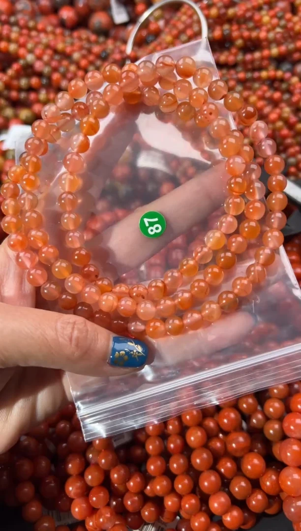 未镶嵌手串南红玛瑙7