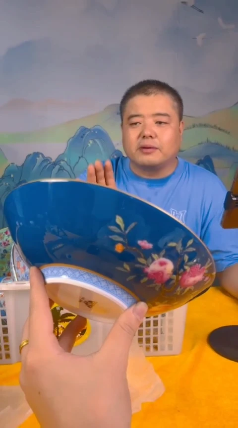 摆件景德镇陶瓷青花摆件56
