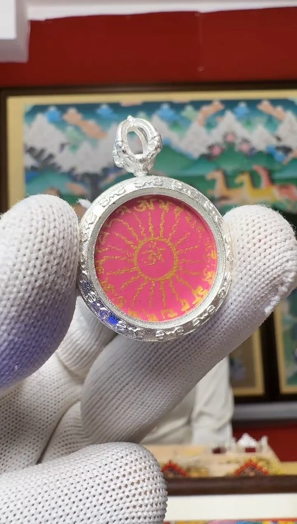 吊坠五条-热贡元旦唐卡画院 周毛