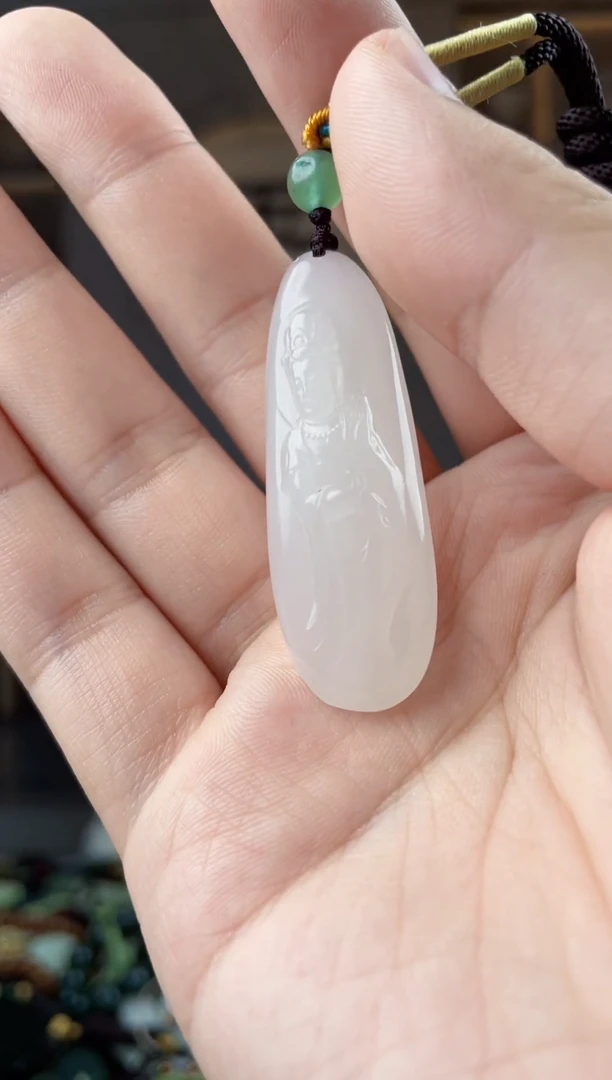 颈饰未镶嵌和田玉拍一发一，多样性发货