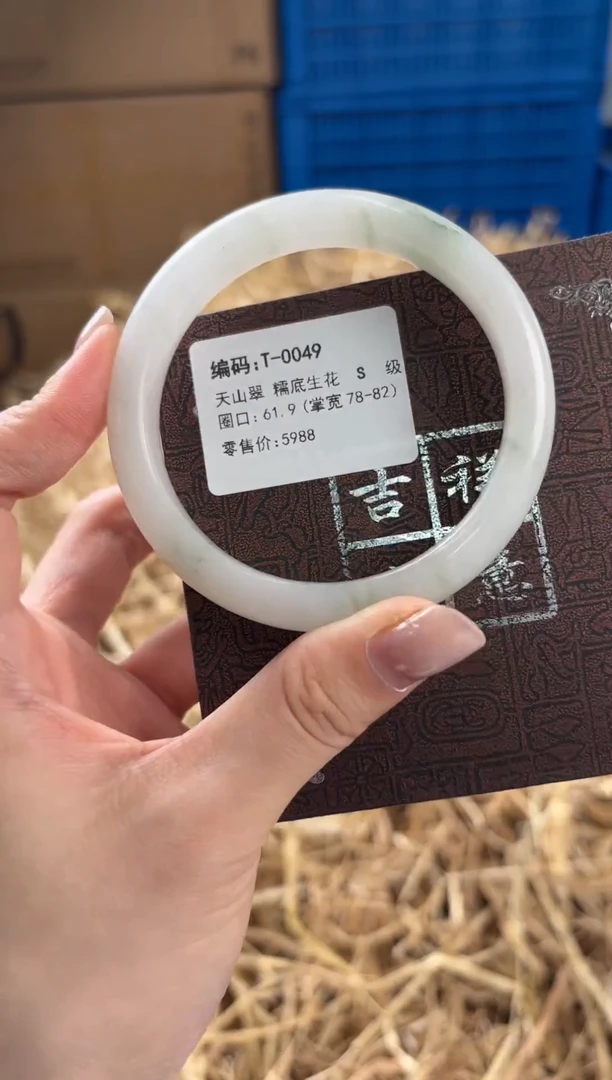 未镶嵌手镯石英质玉T-0049