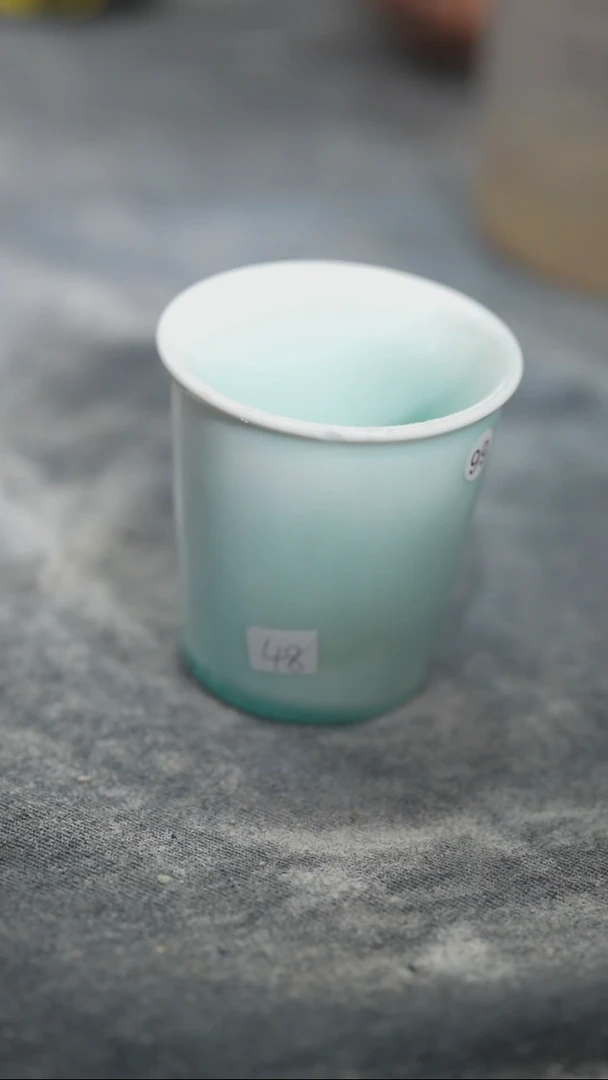 浪鬼家釉绘柴烧系列朱*叶浪鬼家釉绘柴烧浪鬼家釉绘柴烧杯