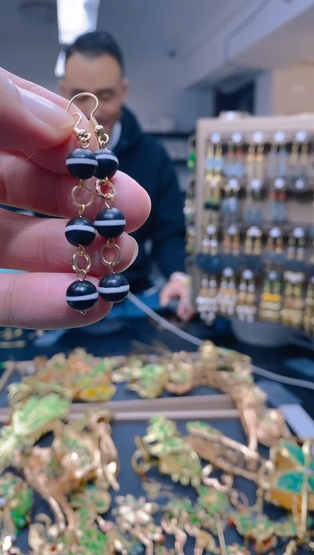 【闪购商品】玛瑙/玉髓耳饰合金35玛瑙饰品