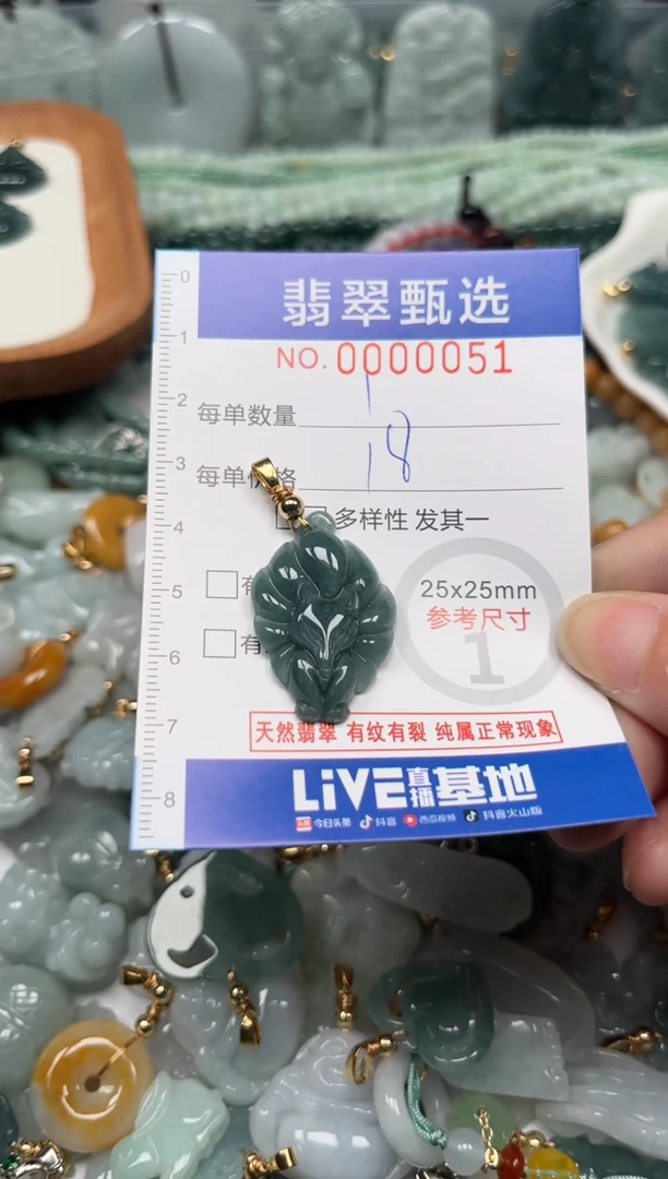 【闪购商品】翡翠颈饰未镶嵌00..0051