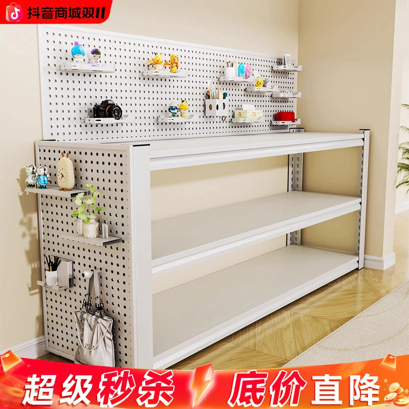 【二手价】工厂全新家用货架多层落地储物架客厅超市快递角钢收纳架