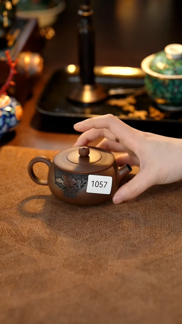 【闪购商品】雲梦茶器紫陶小壶1057