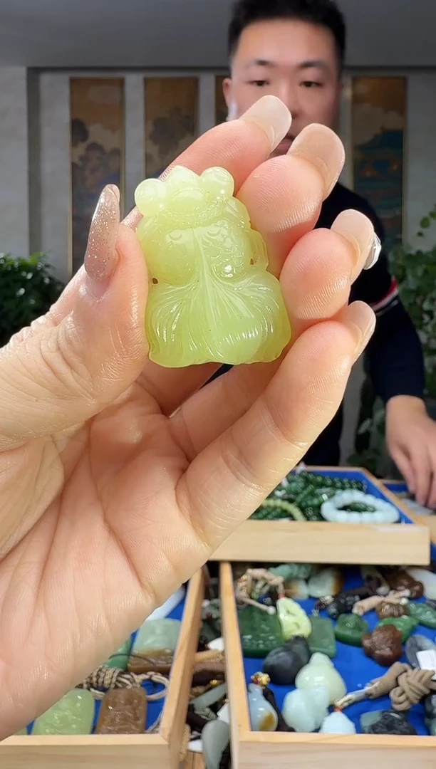 颈饰未镶嵌和田玉拍一发一多样性发货