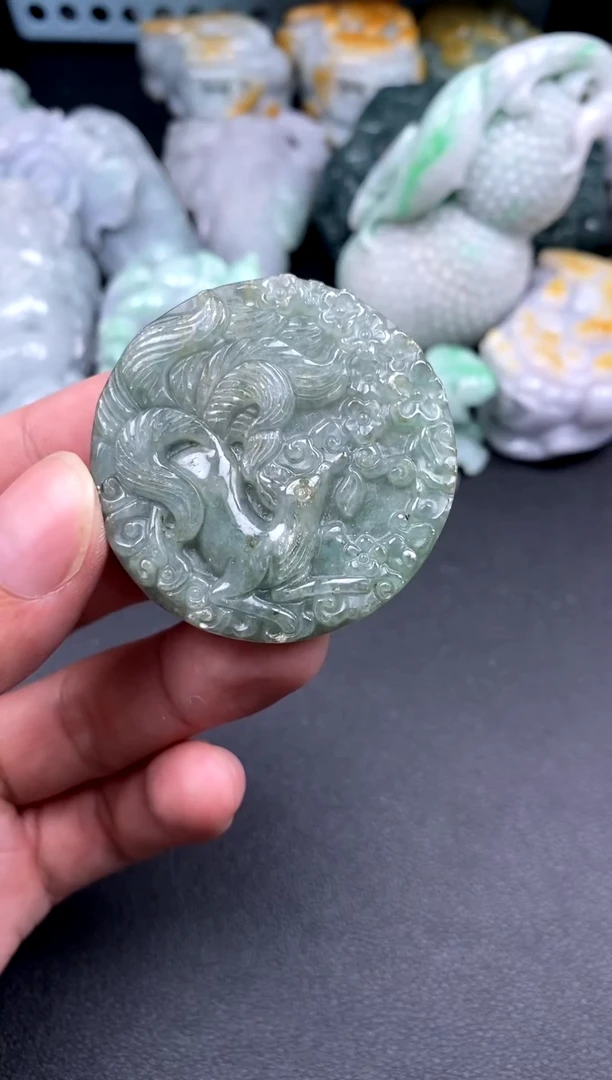 吊坠(不含链)未镶嵌翡翠1