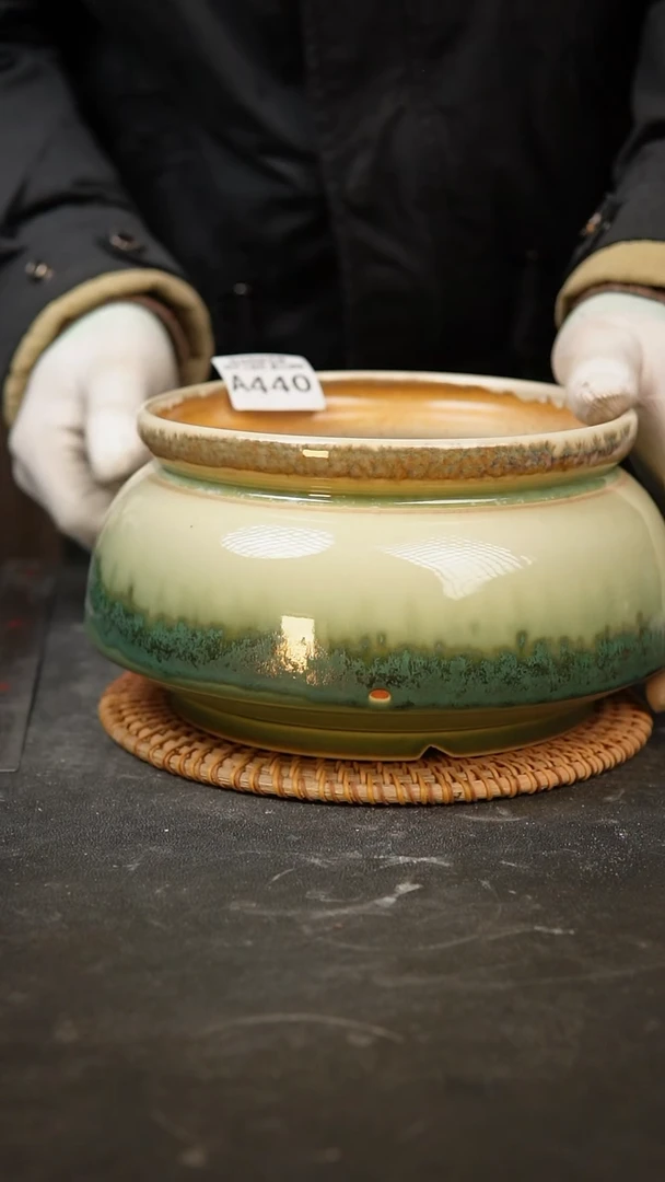 【闪购商品】瓷片景德镇手工陶瓷花盆微瑕