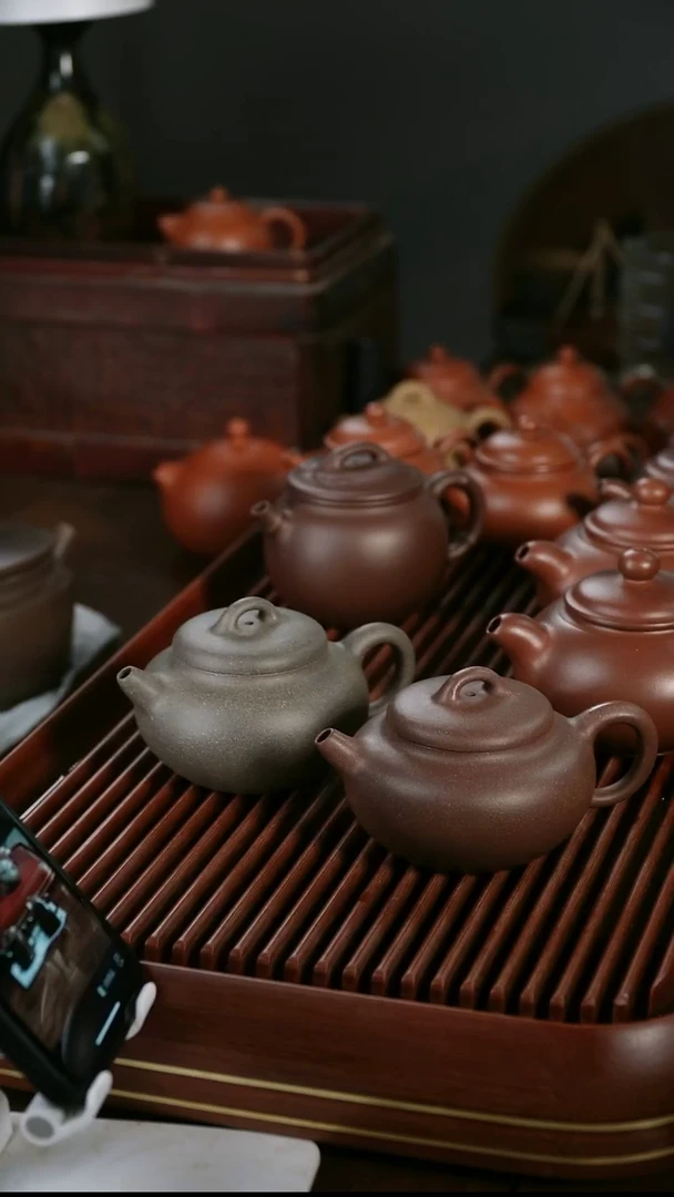 茶壶紫砂古风壶150茶宠