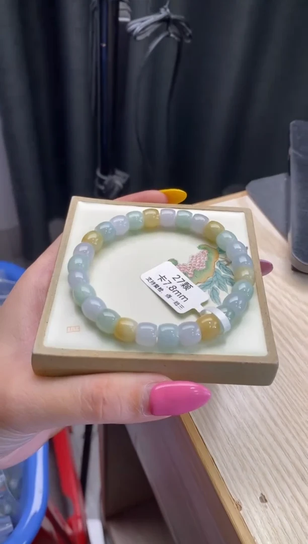 未镶嵌手链翡翠翡翠手串d1702