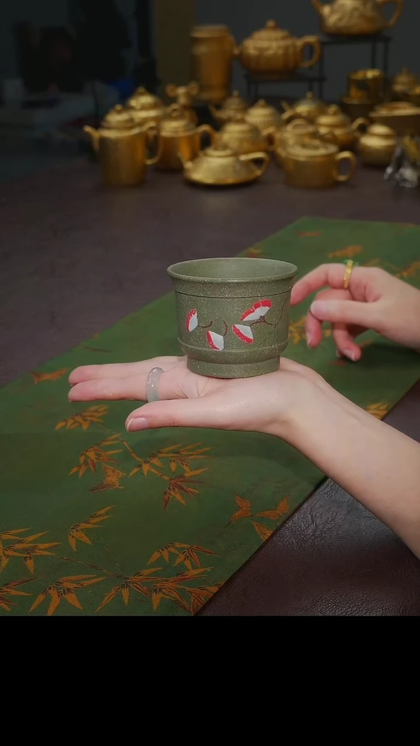 茶杯紫砂【宜景窑系列】杯子11