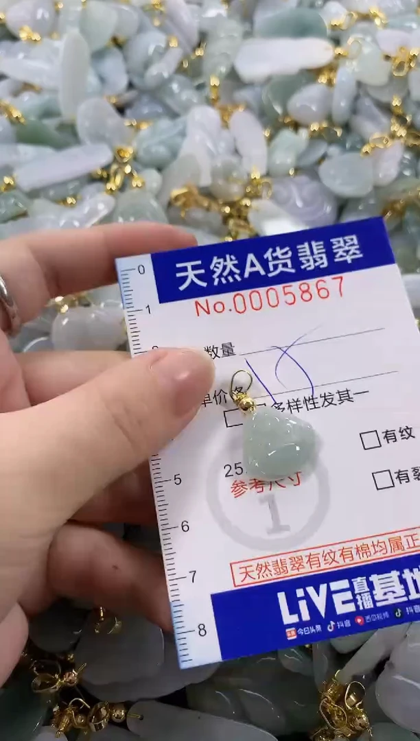 颈饰未镶嵌翡翠天然A货翡翠