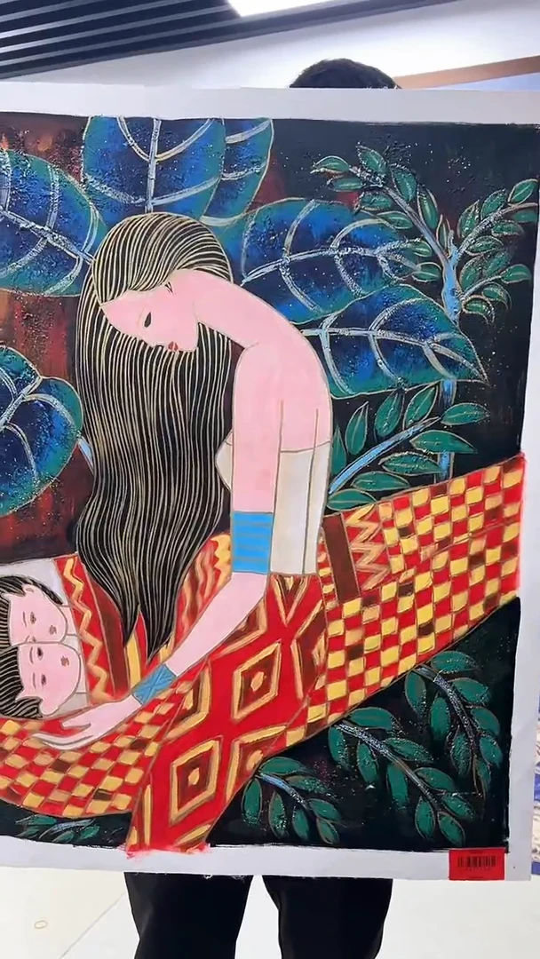 国画杨风顺绘画3pc油画人物