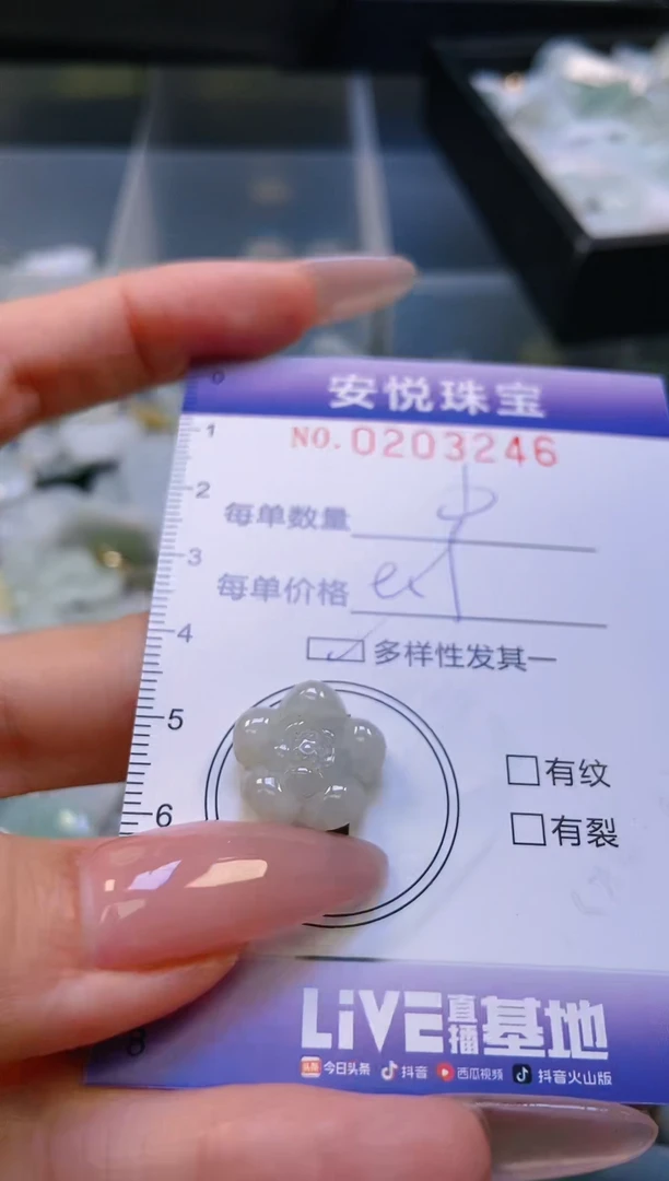 翡翠挂件未镶嵌闪购0203246多样性发其一