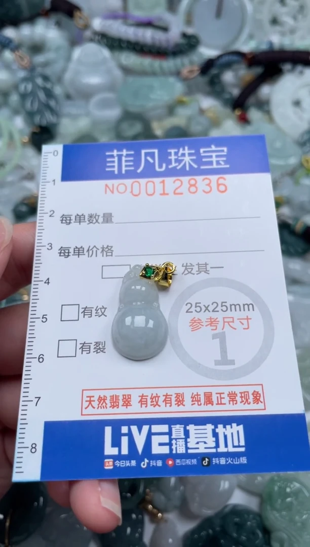 颈饰未镶嵌翡翠12836