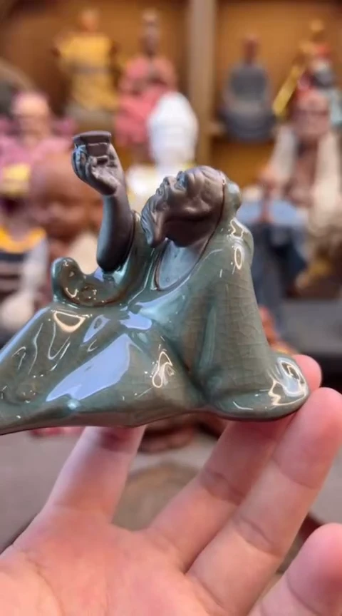 紫砂茶宠器闵茶宠摆件