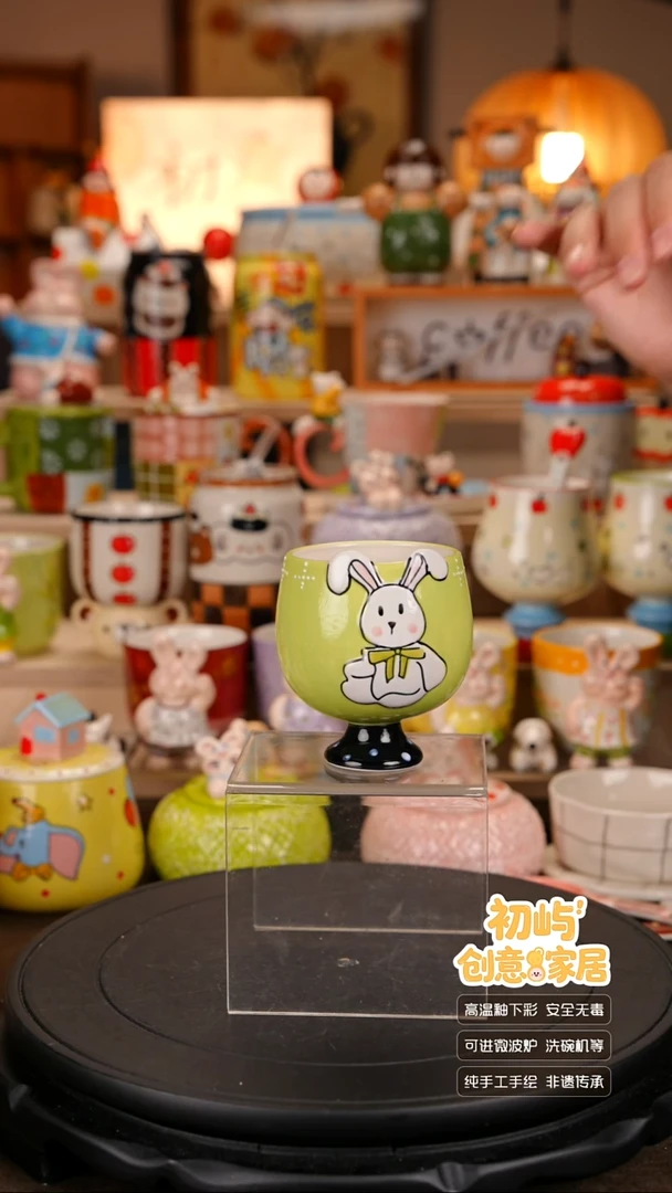 瓷初屿手工彩绘陶瓷餐具