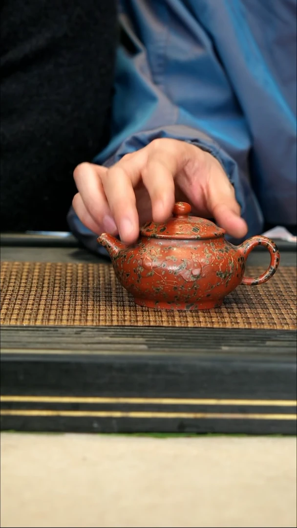 【闪购商品】紫砂茶壶ZCJ93一代墨金烧 扁灯