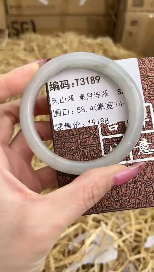 未镶嵌手镯石英质玉T3189