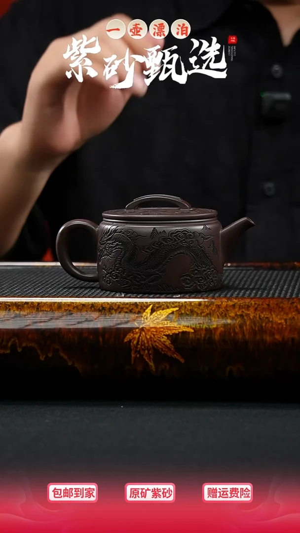 茶壶紫砂 一壶漂泊紫壶