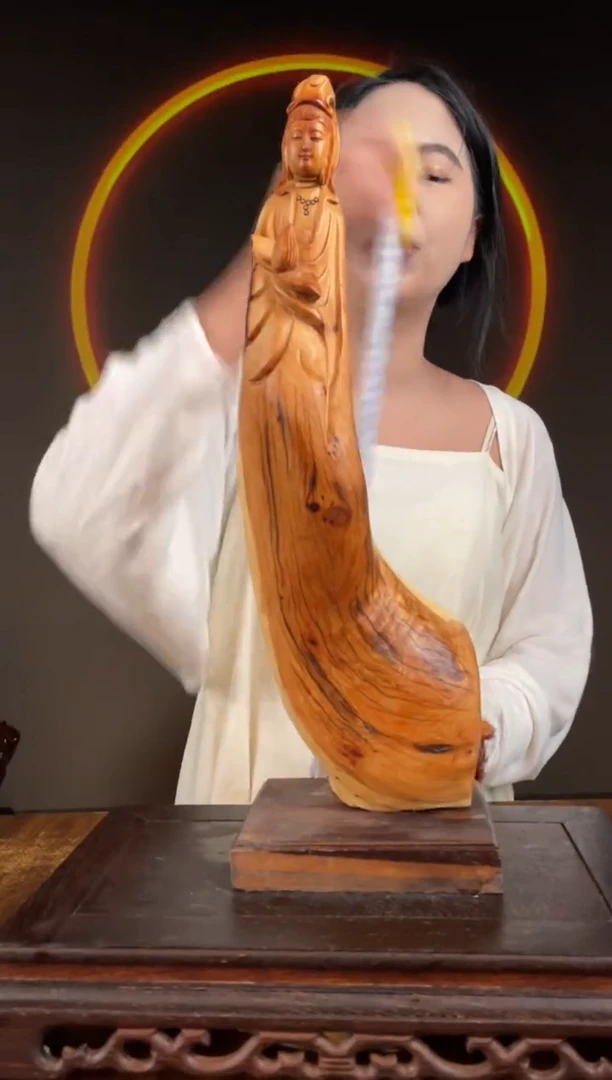 柏木（崖柏）手工摆件,先抢先得! 编号:148