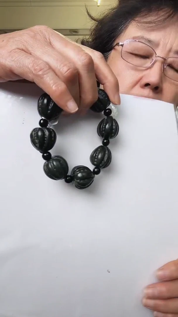 未镶嵌手串和田玉油**光1