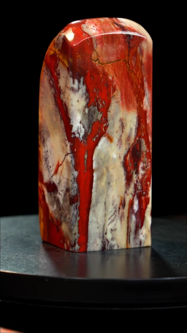 昌化石瓷白红砂印章印章印章