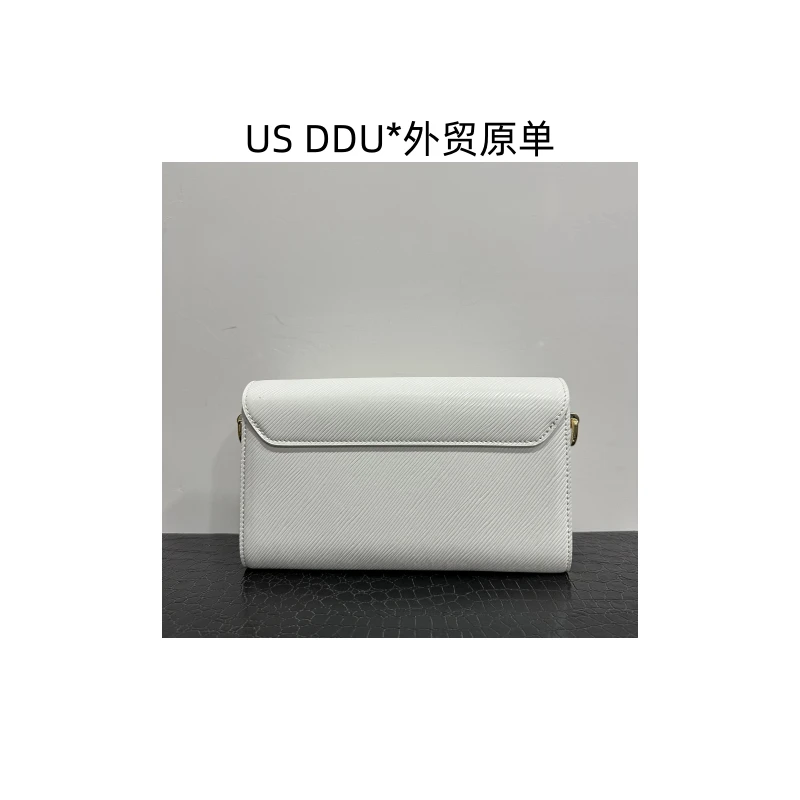 A171 L白色三彩扭一扭单肩斜挎包MG25-045/H001