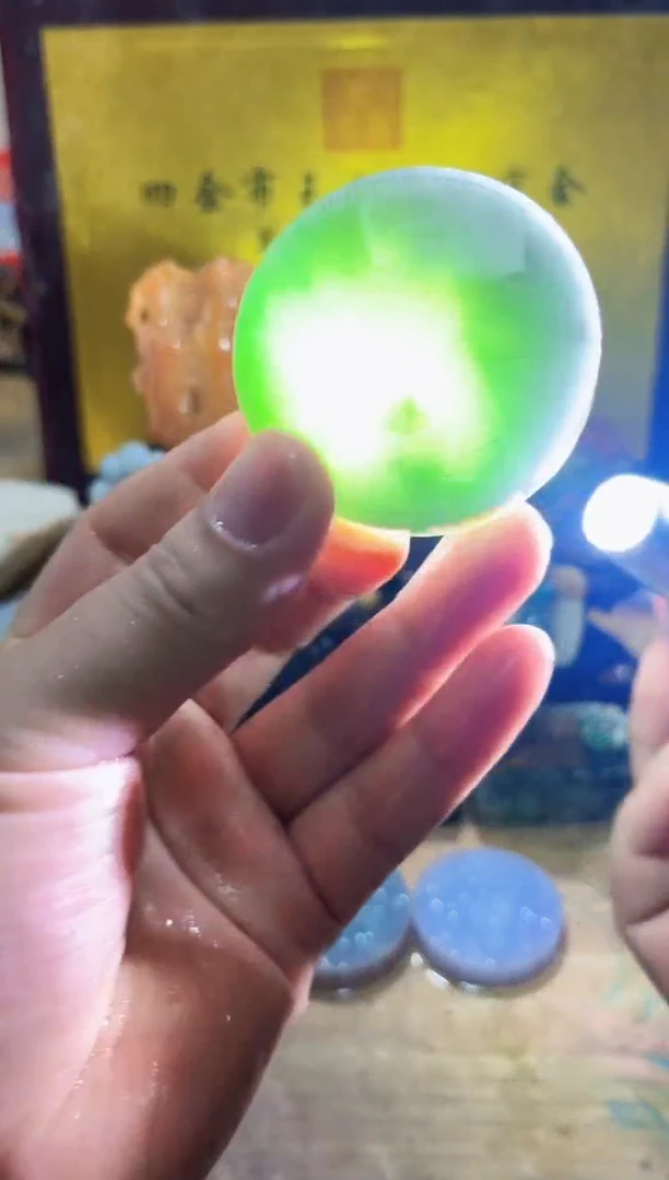 未镶嵌挂件翡翠A货常星7421